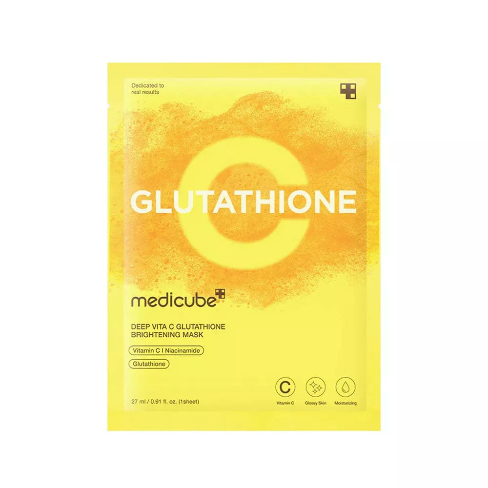 Medicube Deep Vita C Glutathione Brightening Mask