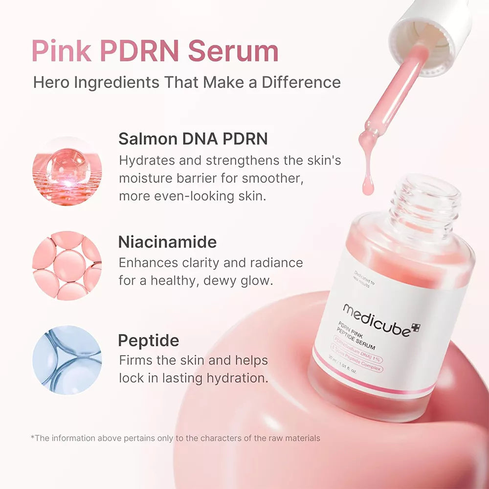 Medicube PDRN Pink Peptide Serum 30ml